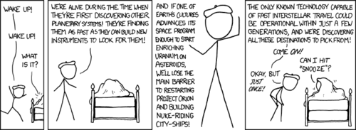 The Author is not in college, but wishes he still was because that was the last time he felt purpose and direction in his life. To deal with these feelings, he makes up little stories like this Work to vicariously live out his idealized version of college dorm life. 

The reality of dorm life is far less glamorous, and it&rsquo;d be far more likely that instead of a scientifically enthusiastic Frenchman waking a you up, it would be a wave of vomit-stench and bubbling noises as a roommate throws up on everyone&rsquo;s shoes again. 
