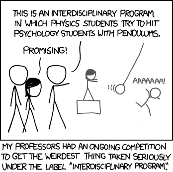 The Author has fabricated a hypothetical college course where intelligent female physics students (geeks) act violently towards male psychology students (non-geeks).&nbsp;
It is possible that this comic is a manifestation of past social and/or sexual frustrations from the Author&rsquo;s college days.